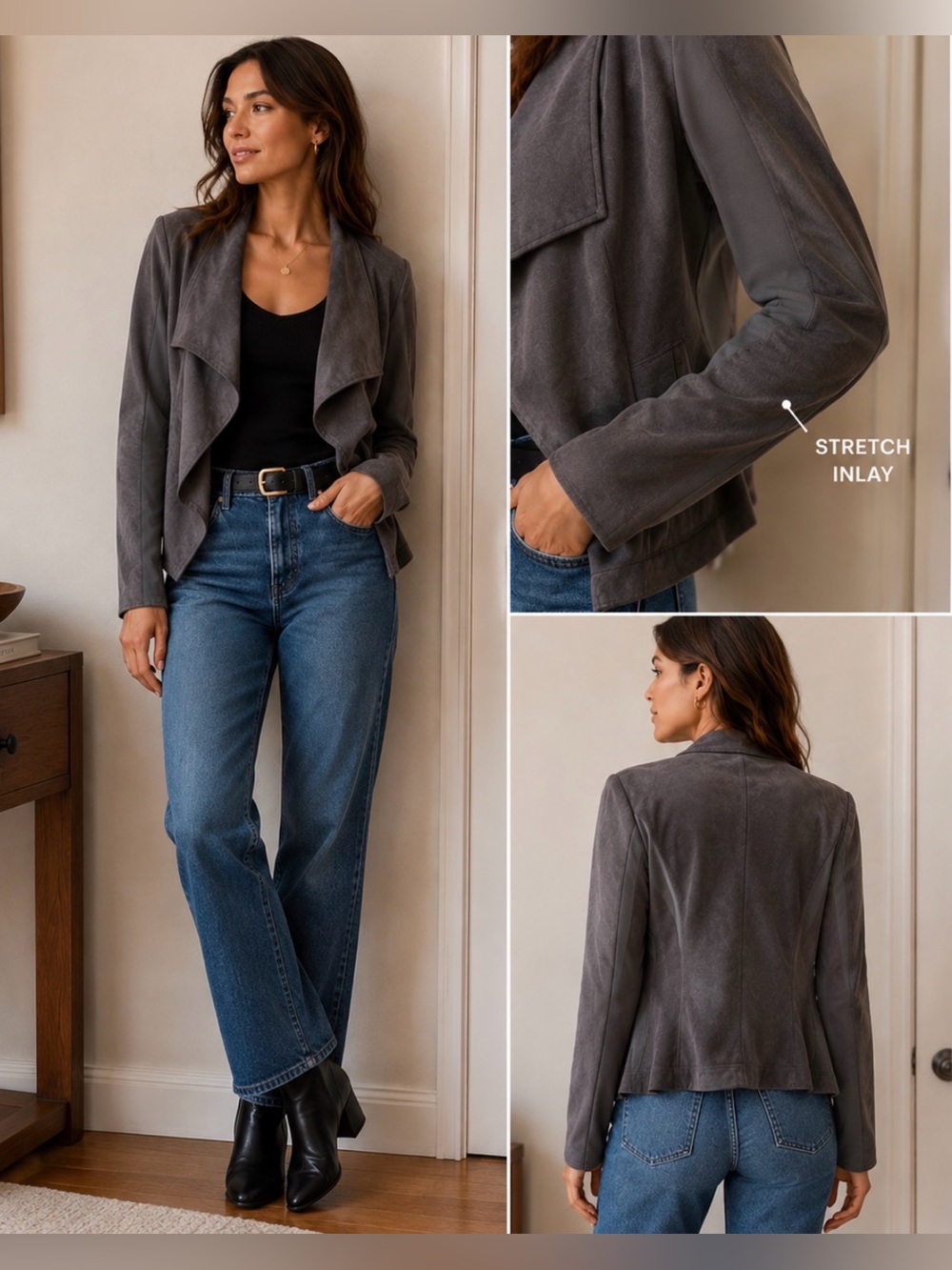 BB Dakota Faux Suede Jacket